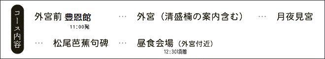 外宮コース内容